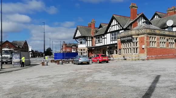 Police cordon removed from scene of alleged stabbing at Greater Manchester pub