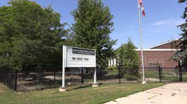 On the eve of back to school in COVID 19 pandemic this sign at a Toronto elementary school sums up the sad summer of 2020