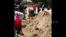 US: Louisiana Residents Fill Sandbags In Preparation For Marco And Laura 2