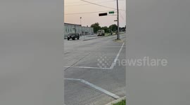 Armoured vehicles seen arriving in Kenosha amid unrest