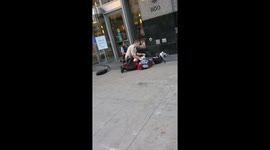 Downtown Shooting. Aftermath of alleged suicide in Minneapolis off 8th and Nicollet