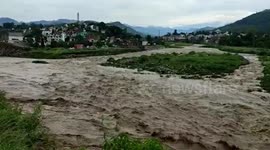 Risky situation in northern India after two rivers overflow amid heavy rainfall