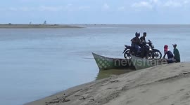 Locals cross crocodile-infested river at spot where man was killed days earlier