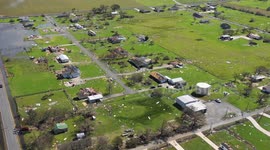 Bird's Eye View Hurricane Laura