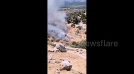 Wildfire breaks out at famed archaeological in Greece