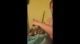 First attempt at rolling a joint