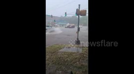 Central Oklahoma hit with thunderstorm, lightning, flooding and heavy rain