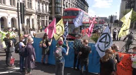 Extinction Rebellion block roads in Central London as ‘uprising’ begins