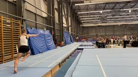 First Person Worldwide To Ever Compete 2 Triple Somersaults In 1 Routine