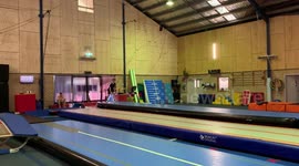 Backflip Gymnastics Fun After 3 Months Of Isolation