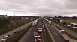 Paro Camiones Chile 2020 Frutillar