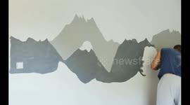 the art of drawing on walls