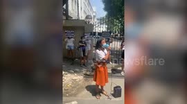 Protesters slam early release of US Marine who strangled to death transgender woman