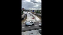 Highway Flooding at Brent Cross London