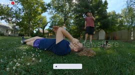 Pulling cousins tooth with FPV drone