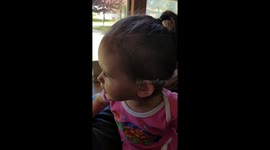 Little girl goes on rant about 'bad ice cream man' not coming down her street