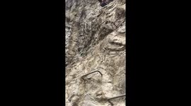 Spectacular waterfall via ferrata.