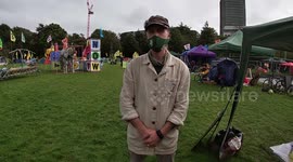 Extinction Rebellion Protests Begin in Wales Capital Cardiff