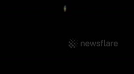 Student records the planet Saturn using his smartphone