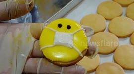 Face mask cookies in Indonesia to spread awareness about COVID-19