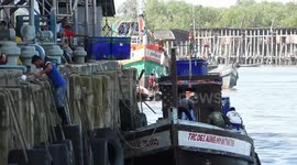 Thai police check Burmese ships after Covid-19 spike in neighbouring country