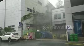 Powerful Typhoon Haishen batters Busan, South Korea