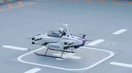 Flying drone car has successful test flight in Japan