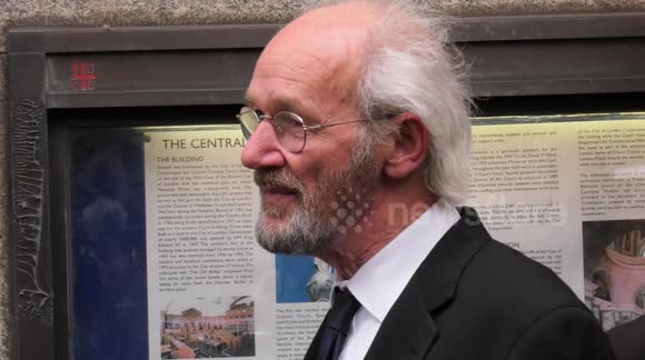 Father of Julian Assange addresses journalists outside the Old Bailey as extradition hearing resumes