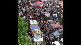 Mourners at Beirut funeral fire off machine gun rounds into air