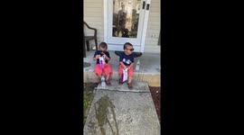 The Neighbor bought The Hurtt Twins more chips.