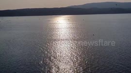 Fishing Boat at Sunset.