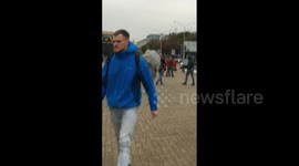 Police detain dozens at protests in Belarusian capital