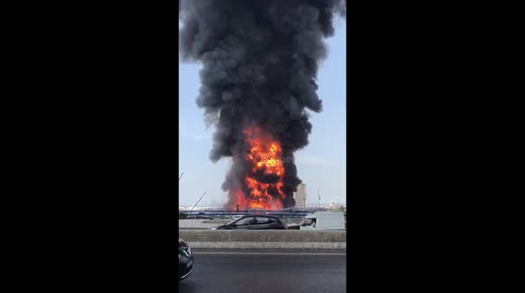 Massive fire breaks out at Beirut port weeks after deadly explosion