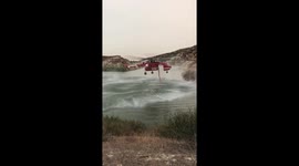 California Wild Fire Helicopter
