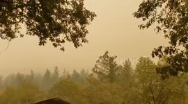 Oregon Fires Smoke Engulfs Homes