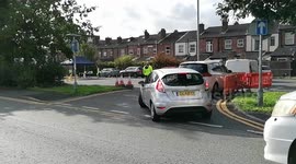 Queues for Earlestown testing site