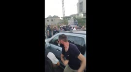 Problems between protesters in Lebanon