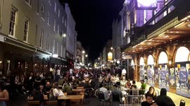 Last night of fun: Party-goers fill streets in London's Soho hours before COVID Rule of 6 comes into force