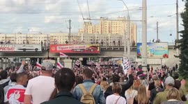 March of Heroes in Minsk, Belarus