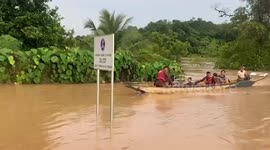 Hundreds of residents evacuated during floods in Malaysia