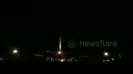 Phuket Airport-Antriebsstärke von Linienflugzeug unterschätzt