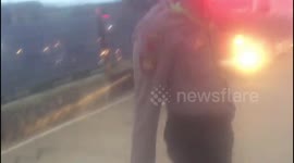 Ambulance Car Lines Long In Front of the Covid-19 Emergency Hospital, Wisma Atlet, Kemayoran, Central Jakarta