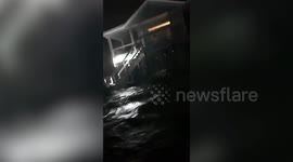 Hurricane Sally Floods Roads In Warrington, Florida