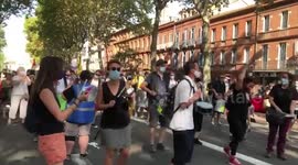 France: Thousands Join Inter-Profession Strike Against Job Cuts And Recovery Plans In Toulouse