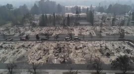 Drone footage reveals catastrophic damage caused by wildfires in Talent, Oregon
