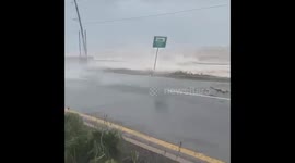 Hurricane Sally batters Pensacola Beach with strong winds and rain