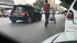 Karachi Lighthouse Market Road Timelapse