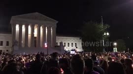 US: Candlelight Vigil For Ruth Bader Ginsburg’s Death 2