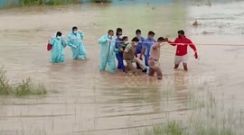 Police rescue 54 COVID-19 patients from flooded quarantine centre in southern India