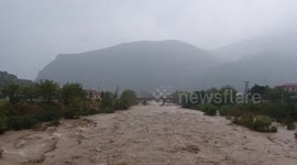 Storm causes deadly flooding in central Greece